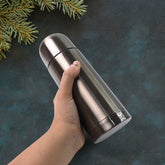 Stainless Steel  Hot And Cold Water Bottle With Push-down Lid (350ml)